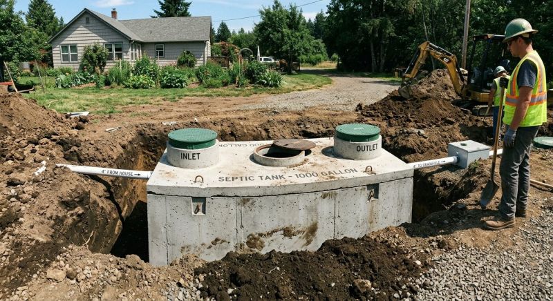 Sewage Tank Installation in Denver, CO