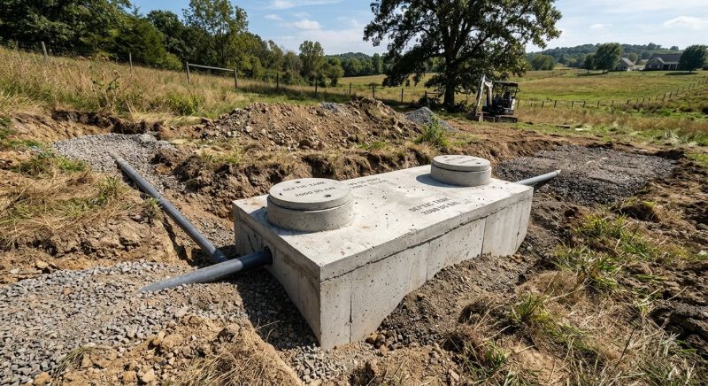 Sewage Tank Installation in Austin, TX