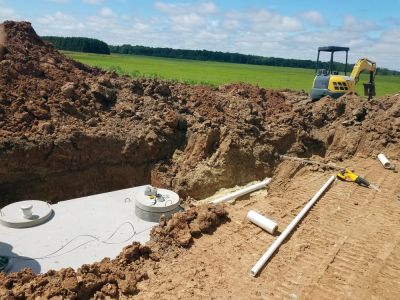 Excavation for a Septic System